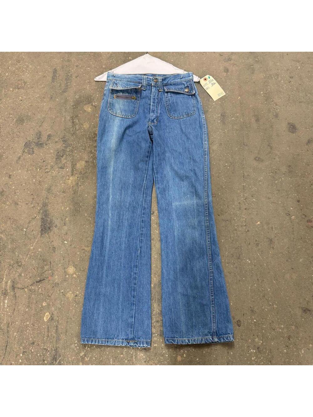 Vintage 70s High Rise Flare "Bush" Jeans XS